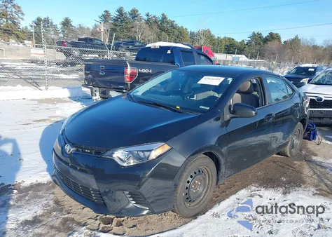 2015 Toyota Corolla Le from USA, damaged, VIN 2T1BURHE6FC273752